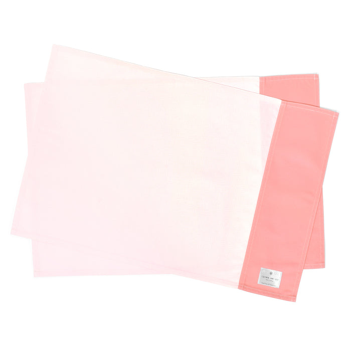 Antivirus/Antibacterial Placemat (40cm x 60cm) Set of 2 Light Pink x Pink 