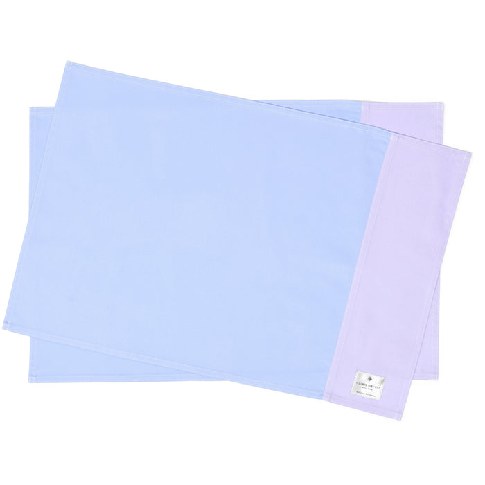 Antivirus/Antibacterial Placemat (40cm x 60cm) Set of 2 Light Blue x Lavender 