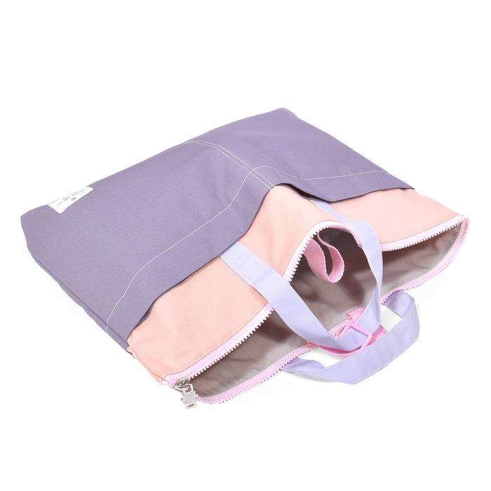 [SALE: 60% OFF] Antivirus/Antibacterial Lesson Bag (with Zipper) Purple x Pink 