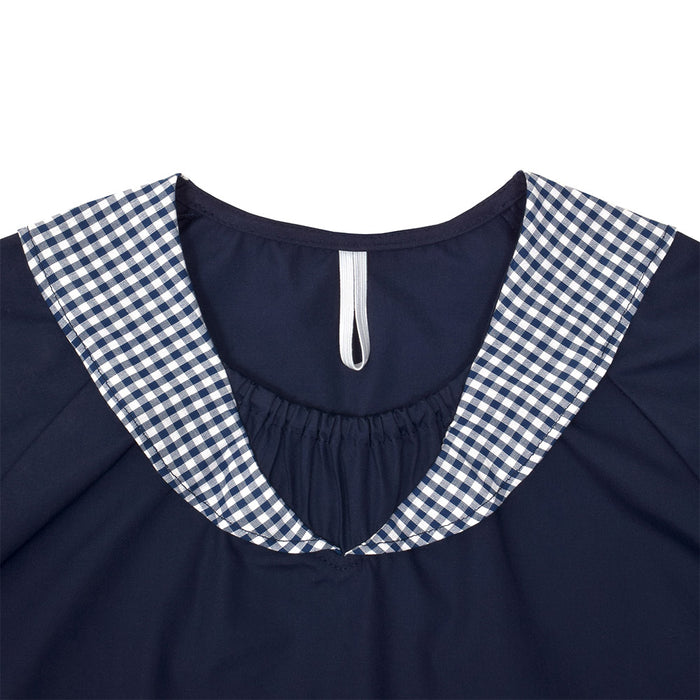 [SALE: 60% OFF] Antivirus/Antibacterial Smock (120-130cm) Sailor Color Navy 