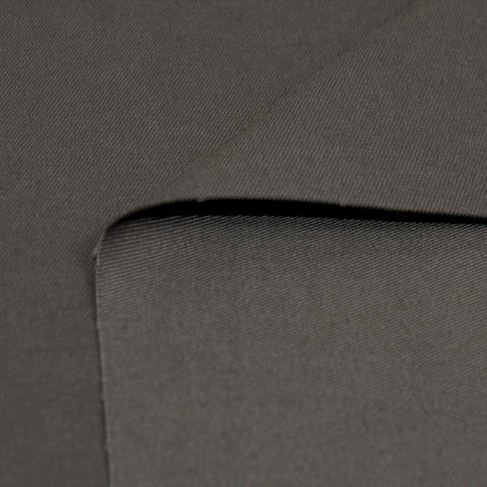 Yu-packet plain twill/dark gray twill fabric 