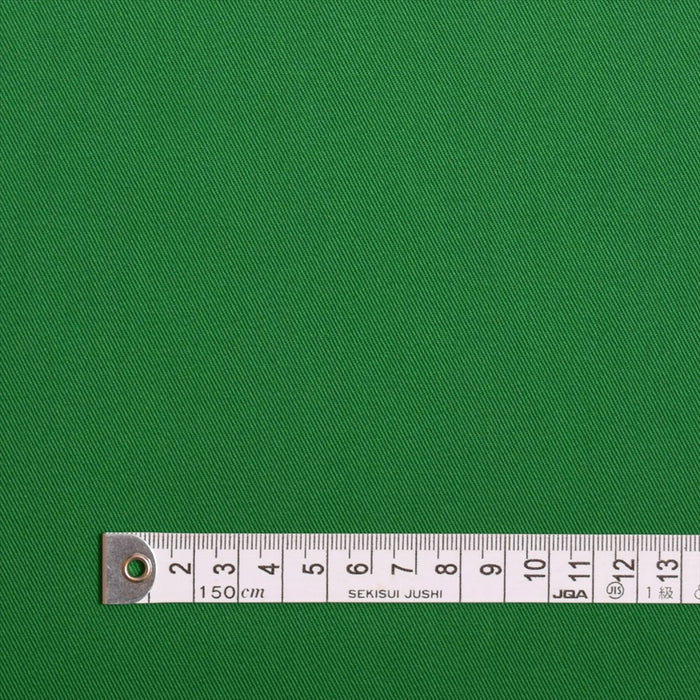Yu-packet plain twill green twill fabric 