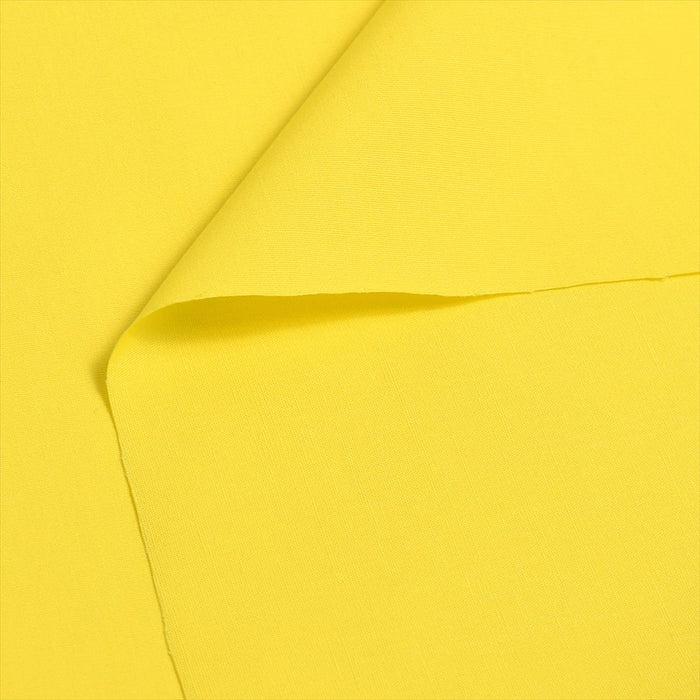 Yu-Packet [Order from manufacturer] Plain broadcloth/yellow broadcloth fabric 
