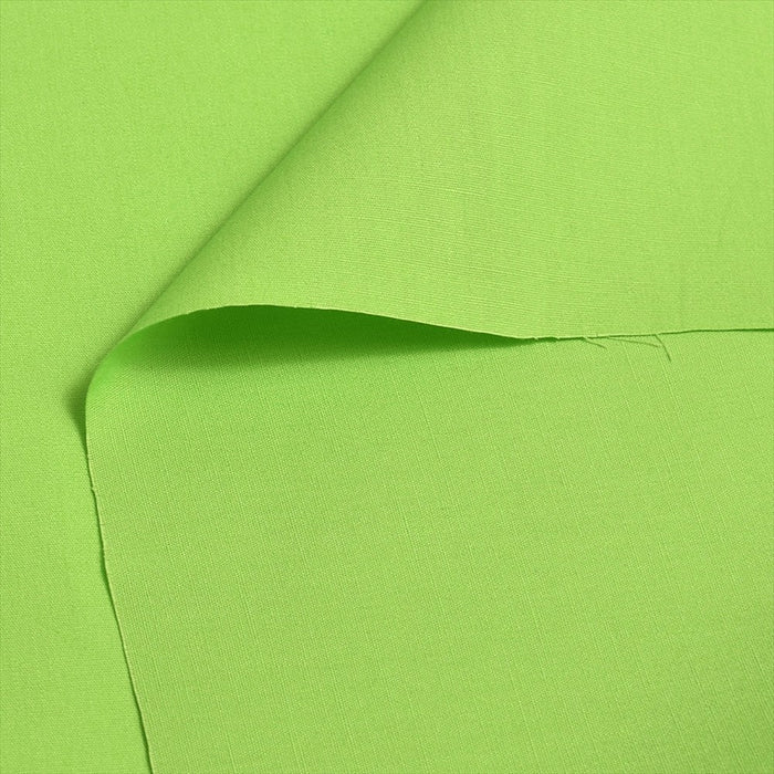 Yu-Packet [Order from manufacturer] Plain Broad, Apple Green Broad Fabric 