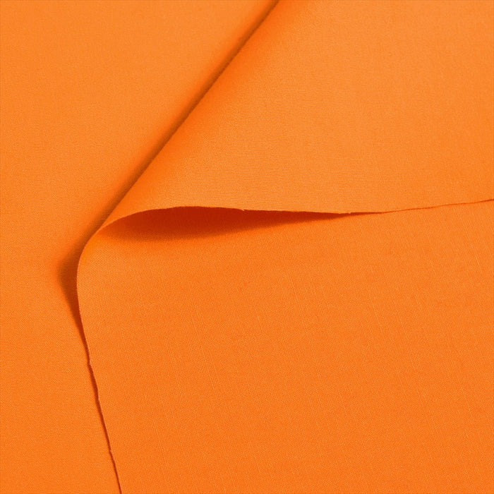 Yu-Packet [Order from manufacturer] Plain broadcloth, carrot broadcloth fabric 