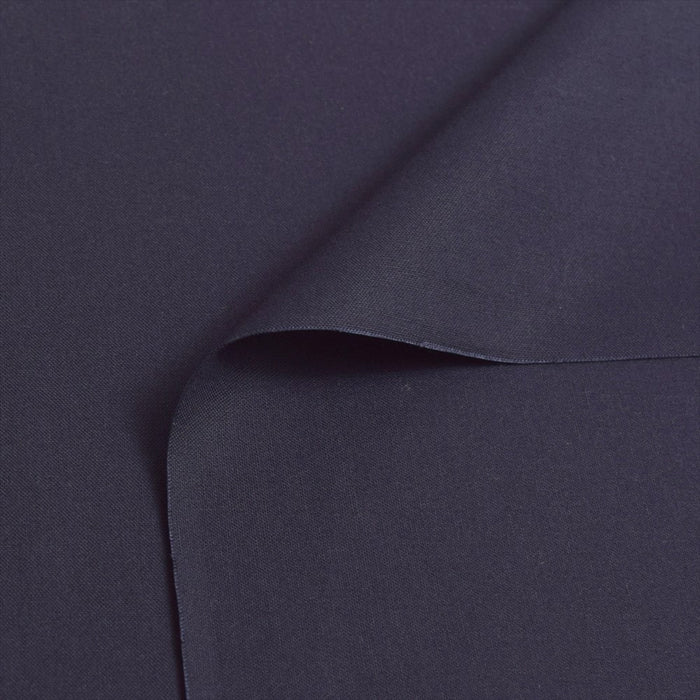 Yu-packet Japanese-style pattern/Navy plain broadcloth fabric 