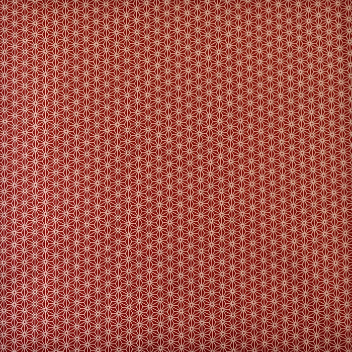 Yu-packet hemp leaf red sheeting fabric 