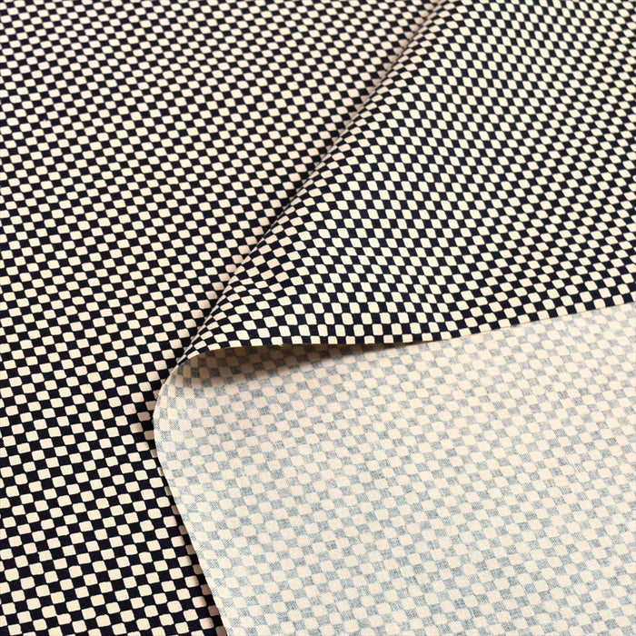 Yu-Packet Ichimatsu Sheeting Fabric 