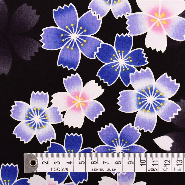Yu-Packet Sakura/Blue Broad Fabric 