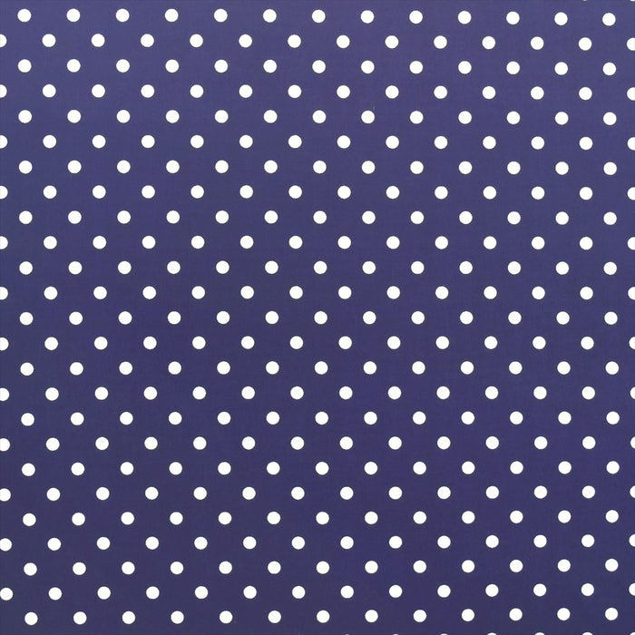 Yu-Packet Polka Dot/Navy Broad Fabric 