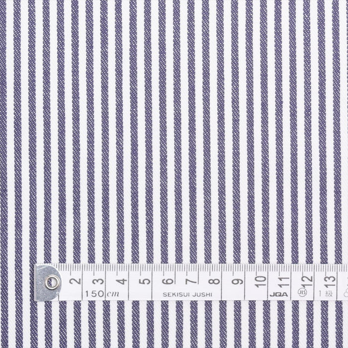 Yu-Packet Hickory Stripe/Navy Blue Hickory Fabric 