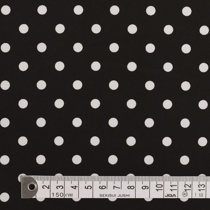 Yu-Packet Polka Dot/Black Broad Fabric 