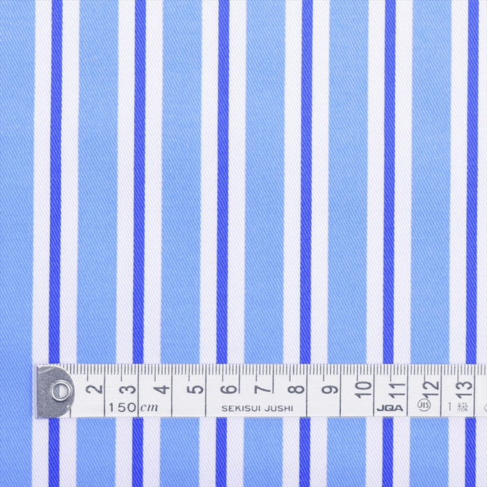 Yu-Packet Summer Stripe Sky Twill Fabric 