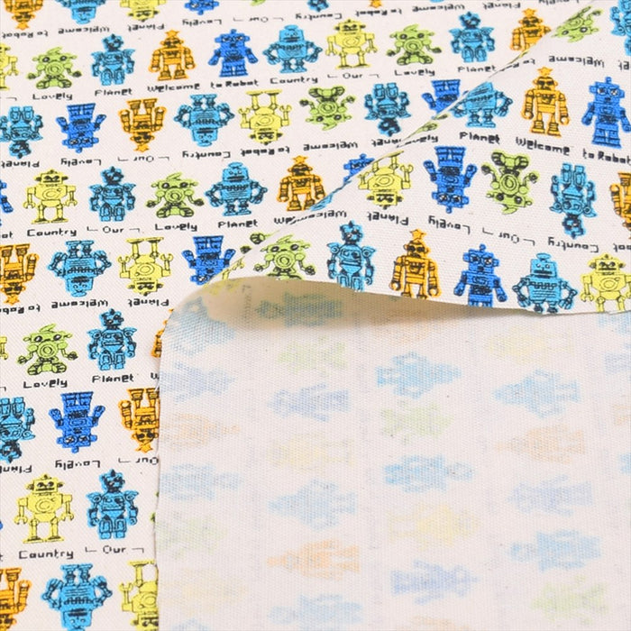 Yu-Packet Welcome to the Robot Kingdom (generated) Ox fabric 
