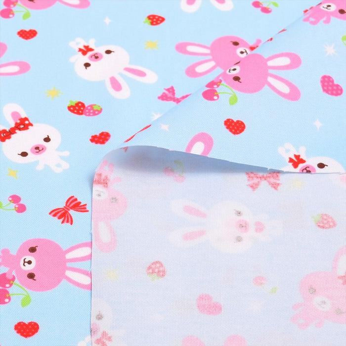 Yu-Packet Happy Bunny Friend Bunny (Light Blue) Oxford Fabric 