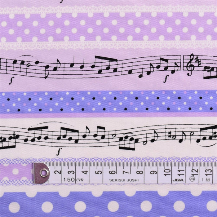 Yu-Packet Melody Playing Polka Dot Rhythm (Lavender) Oxford Fabric 