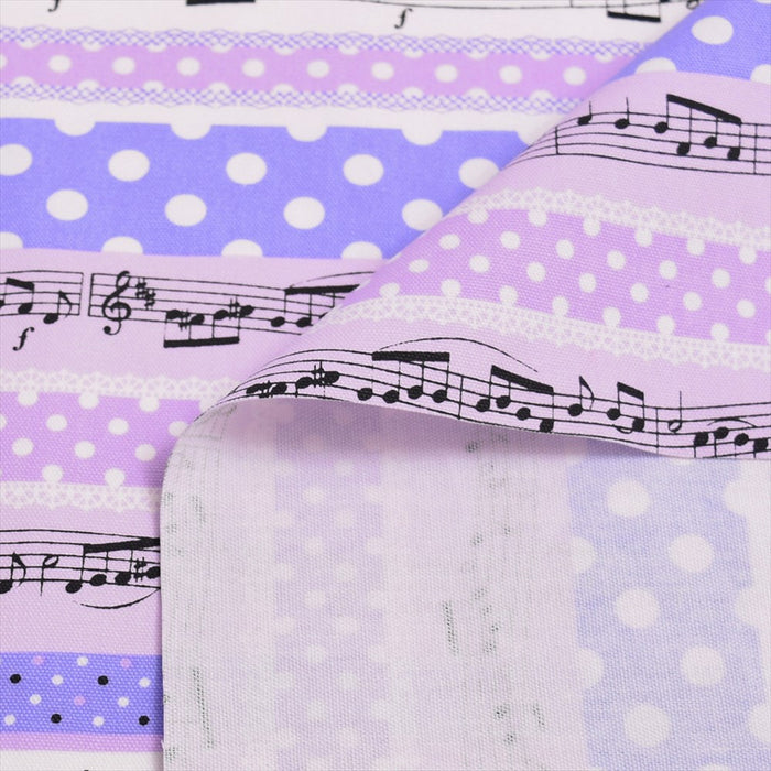 Yu-Packet Melody Playing Polka Dot Rhythm (Lavender) Oxford Fabric 