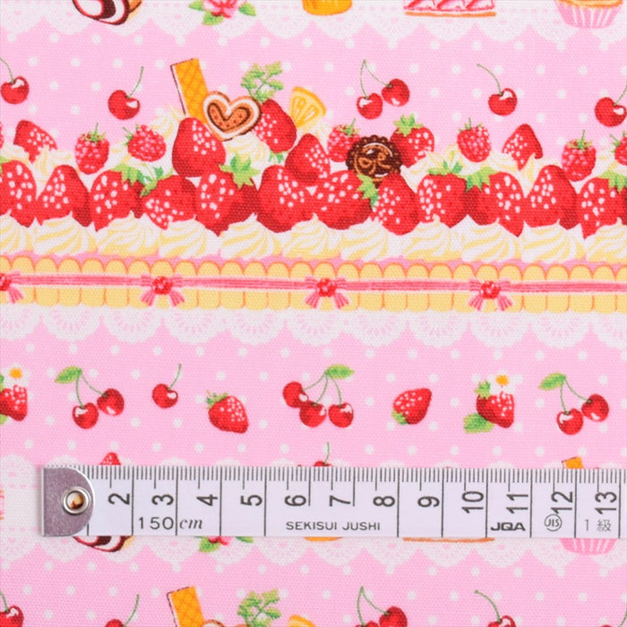 Yu-Packet Tokimeki Sweets Candy Time (Pink) Oxford fabric 