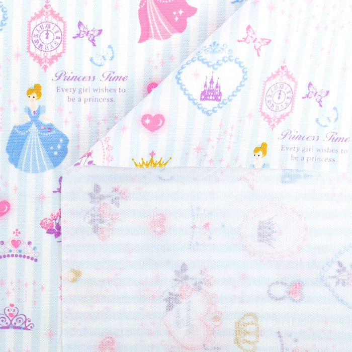 Yu-packet Powder room colored with princess dress (stripe) Oxford fabric