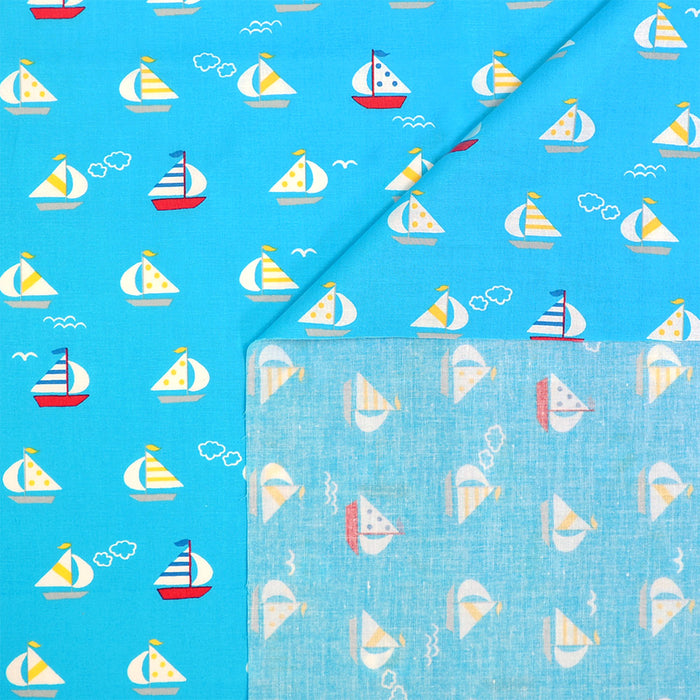 Yu-packet Vacation trip on a stylish yacht (Scare fabric/Sky blue) Scare fabric 
