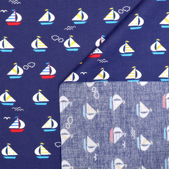 Yu-packet Vacation trip on a stylish yacht (Scare fabric/Navy) Scare fabric 