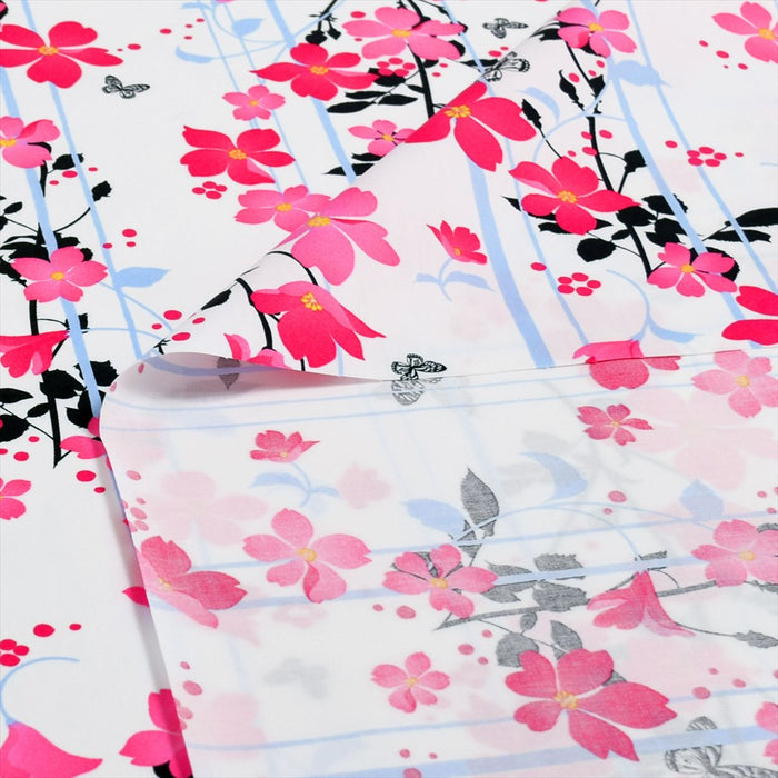 Yu-Packet Nagarehana Mizuki/Pink Broad Fabric 