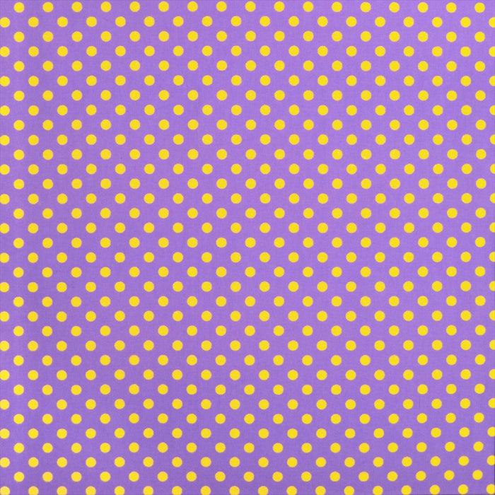 Yu-Packet purple polka dot lame broad fabric 