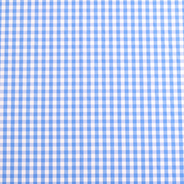 Yu-Packet Extra-long cotton yarn-dyed broadcloth medium lattice/light blue 50 yarn-dyed broadcloth 