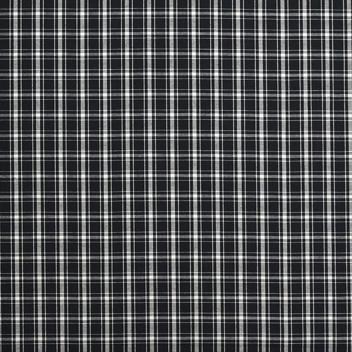 Yu-packet [Order from the manufacturer] Yarn-dyed monotone, white check thick, Yarn-dyed broadcloth fabric 
