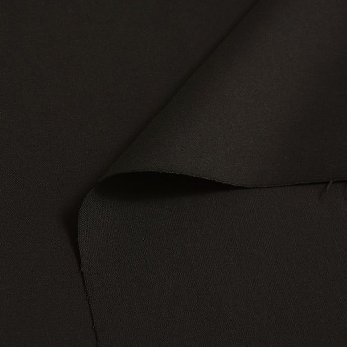 Yu-Packet Satin Stretch/Black Stretch Satin Fabric 