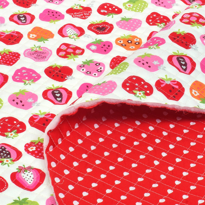 Sweet Strawberry Collection (Ivory) Quilting Fabric 