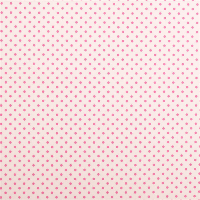 Polka Dot/Pink Laminate (Thickness 0.2mm) Fabric 