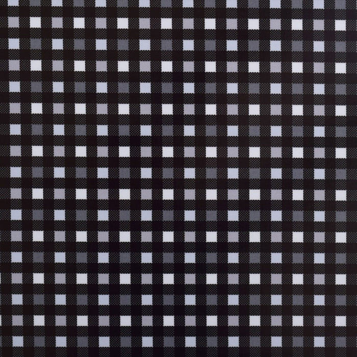 Monochrome check laminate (thickness 0.2mm) fabric 