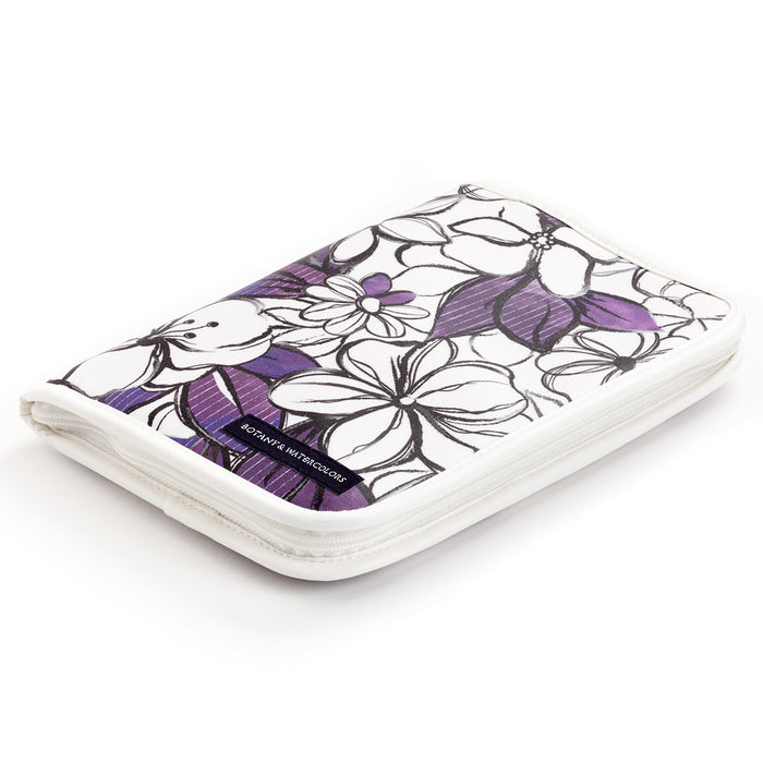 Multi case/mother and child notebook case fastener type anemone clematis 