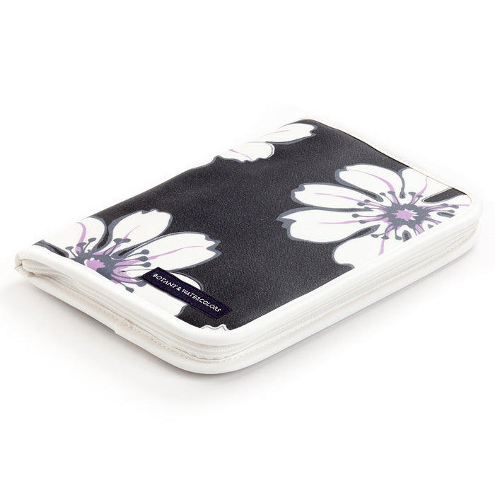 Multi Case/Mother and Child Notebook Case Fastener Type White Blossom 