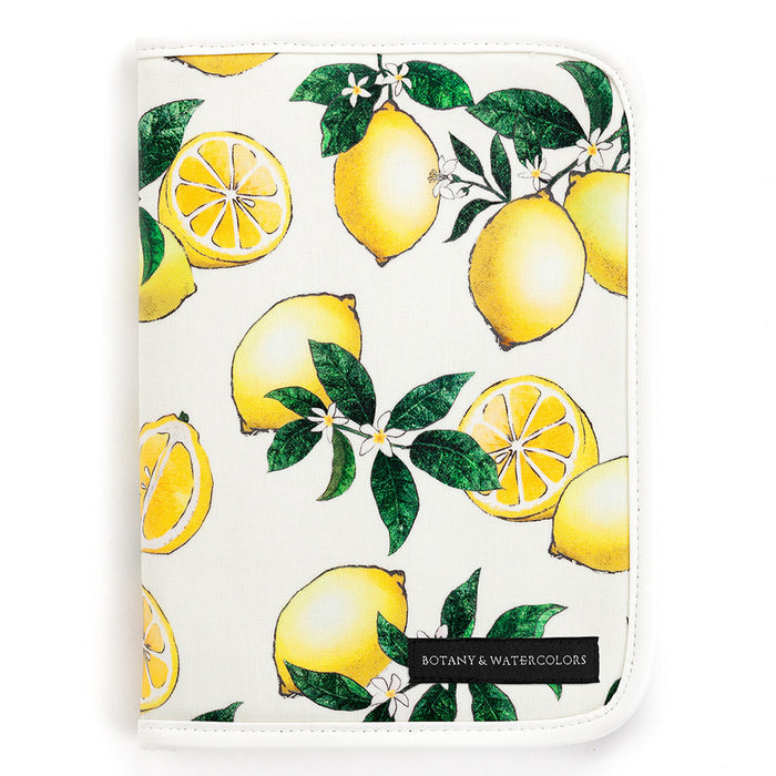 Multi Case/Mother and Child Notebook Case Zipper Type Citrus Lemon 