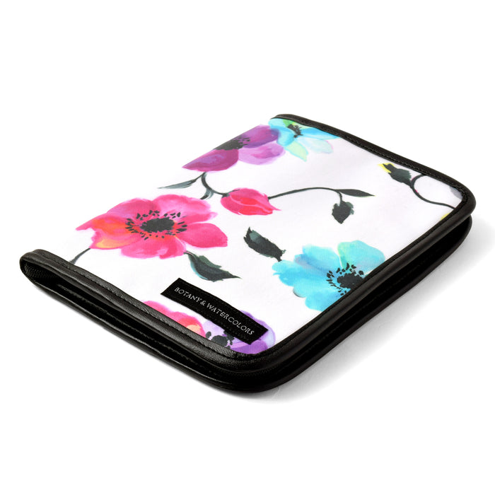 Multi Case/Mother and Child Notebook Case Zipper Type Anemone Noir 