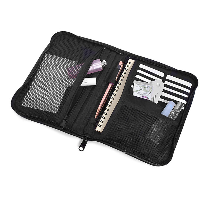 Multi Case/Mother and Child Notebook Case Zipper Type Anemone Noir 