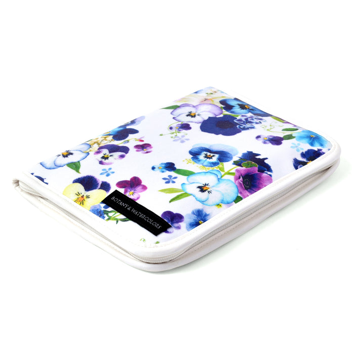 Multi case/mother and child notebook case fastener type floral bouquet 