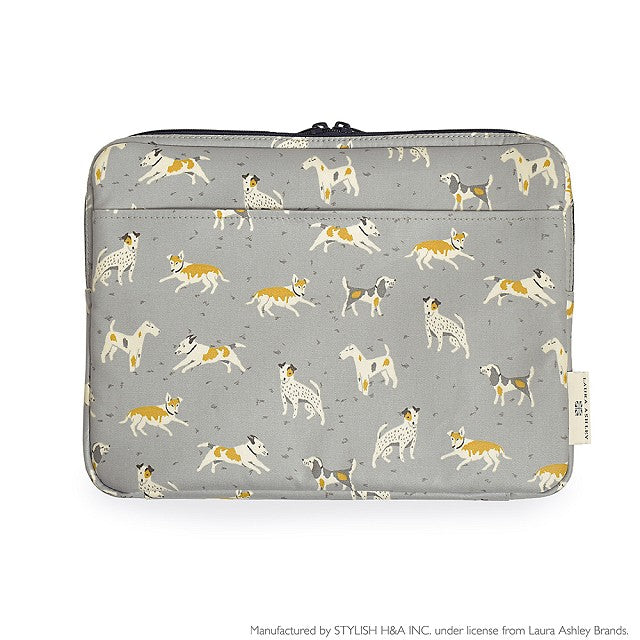 LAURA ASHLEY PC case 11.6 inch DOGS 