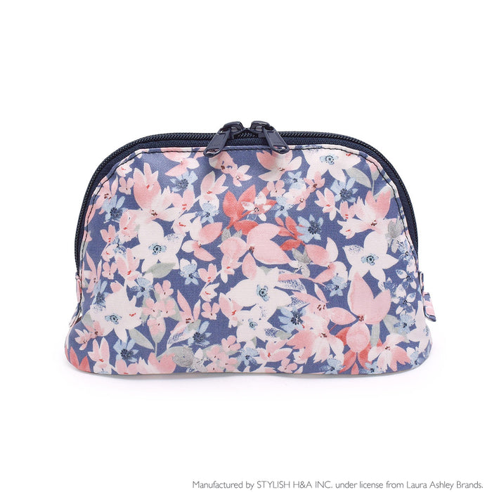 LAURA ASHLEY ROUND POUCH SMALL FLORET 