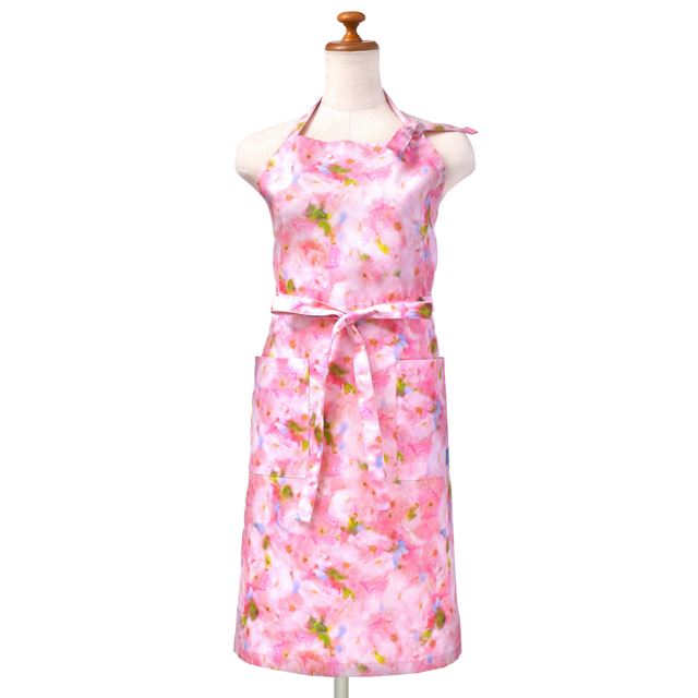 花柄エプロン フランフラン ショートエプロン 花柄 フラワー - メルカリ