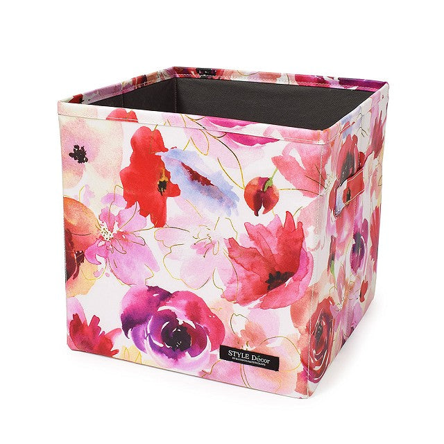 Fabric Box S size (26cm×26cm) Blossom — COLORFUL CANDY STYLE