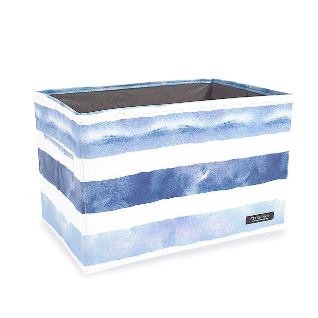 [SALE: 40% OFF] Fabric Box M size (25cm x 38cm x 25cm) Blue Horizon 