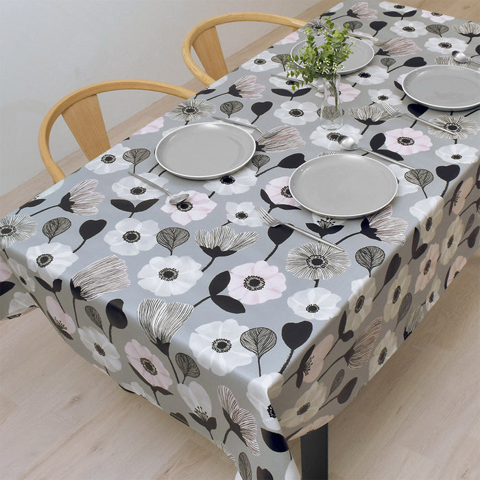 Tablecloth (140cm×210cm) Laminate Type Nordic Garden — COLORFUL